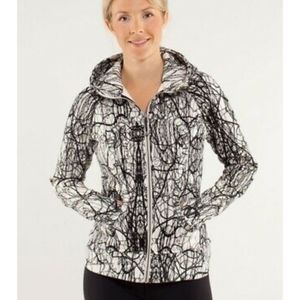 Lululemon Ghost Nesting Bird Scribble Scuba Hoodie